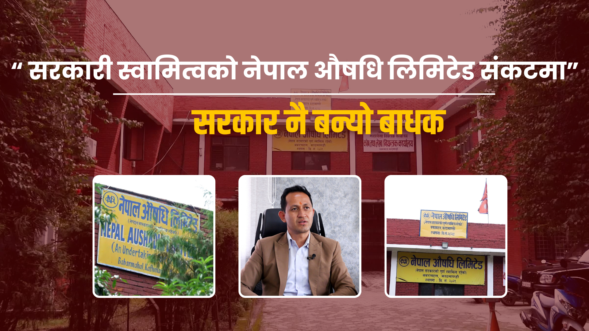सरकारी स्वामित्वको नेपाल औषधि लिमिटेड संकटमा
